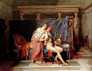 Jacques-Louis  David The Loves of Paris and Helen Spain oil painting artist